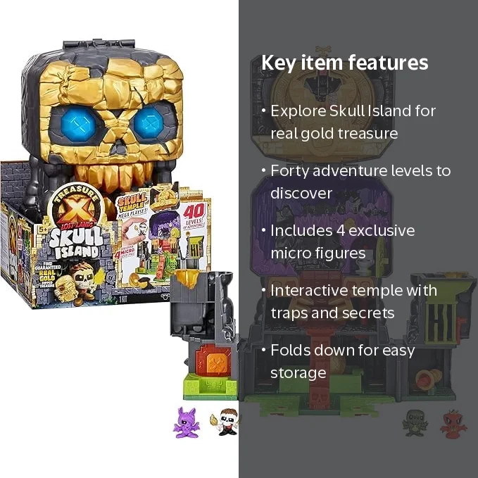 Treasure X Lost Worlds Skull Island Treasure Temple Pack - Walmart.com