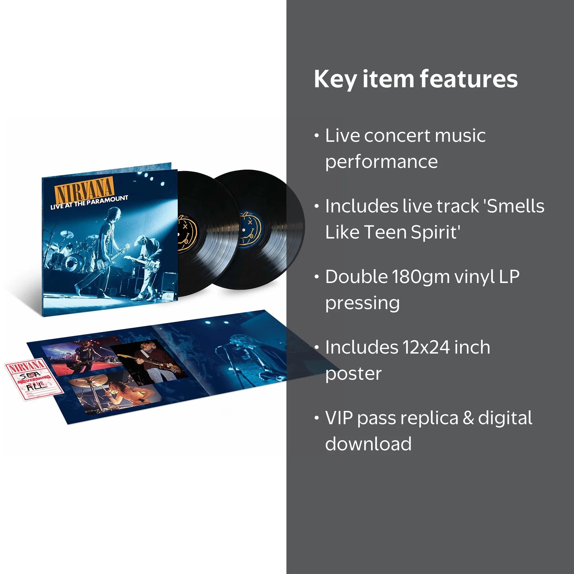 Nirvana - Live At The Paramount - Music & Performance - Vinyl