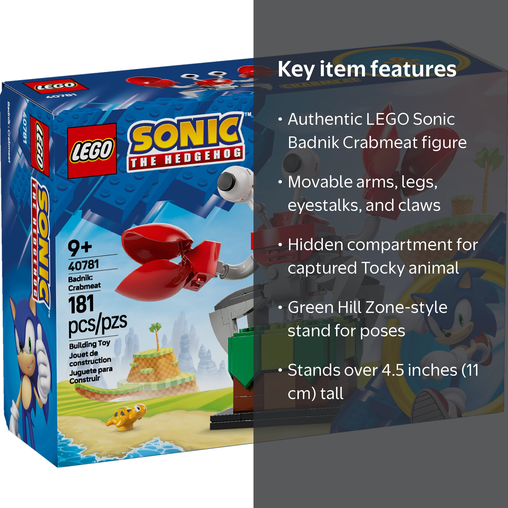 LEGO Sonic the Hedgehog Badnik Crabmeat 40781, Store Exclusive