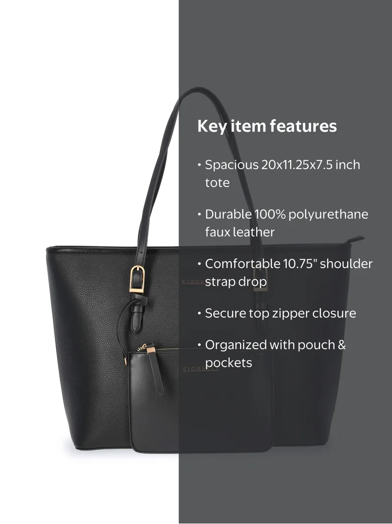 Fiorelli Women's Savannah Tote Handbag with Detachable Pouch