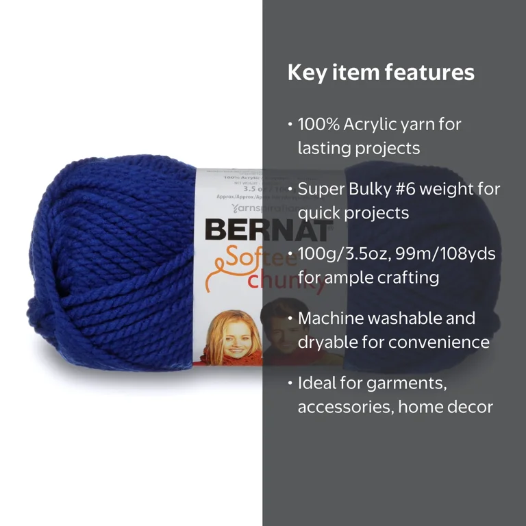 knitting yarn bernat softee chunky yarn colors