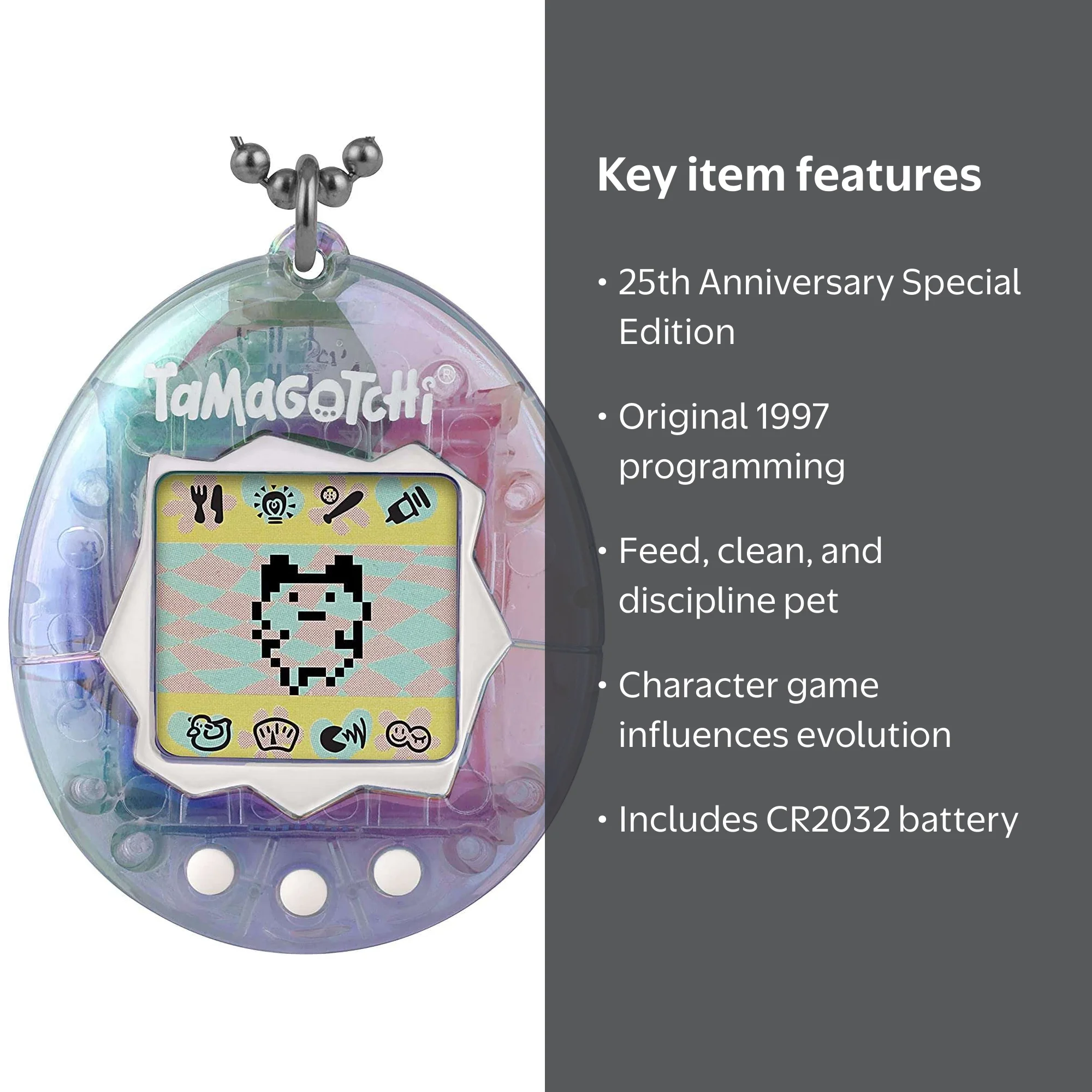 Original 25th Anniversary Tamagotchi Digital Pet Toy with