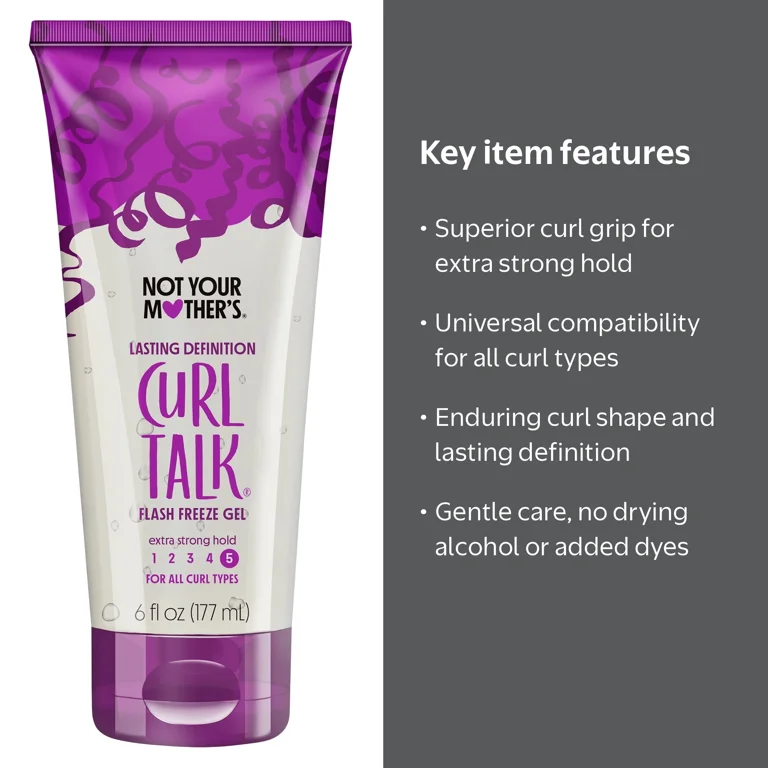 Not Your Mother's Curl Talk Flash Freeze Gel, Extra Strong Hold