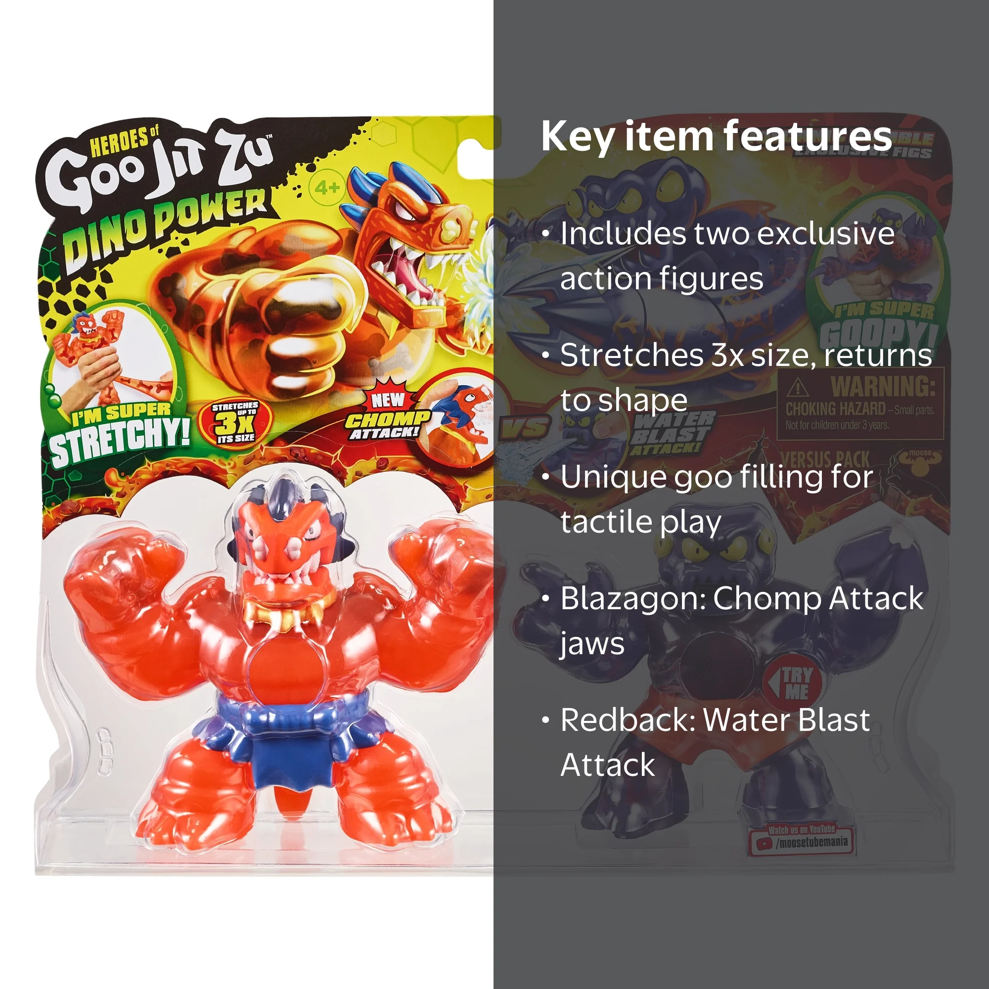 Goo Jit Zu Dino Power - Action figure sets for toy shops - Walmart