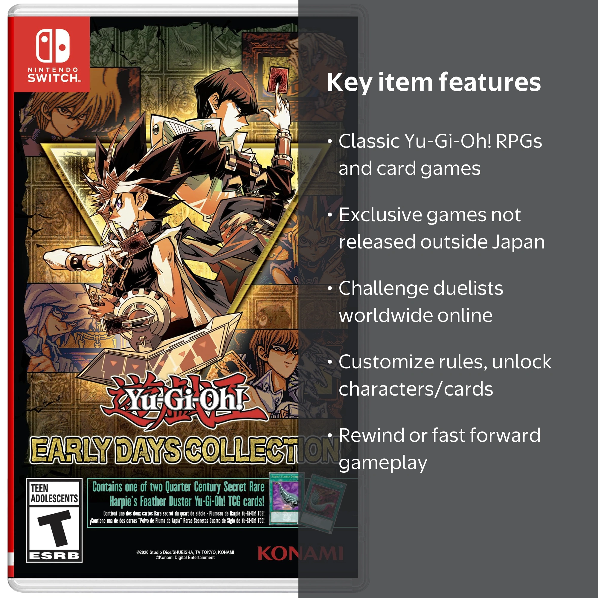 Konami, Yu-Gi-Oh! Early Days Collection, Nintendo Switch, No code