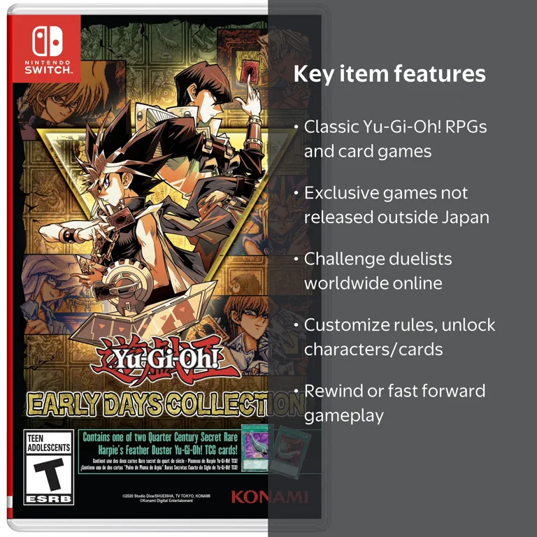 early days collection 箱セット Konami, Yu-Gi-Oh! Early Days Collection, Nintendo Switch, No code