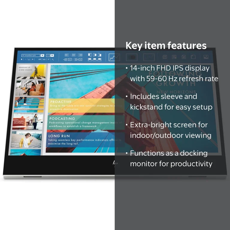 HP E14 G4 Portable Monitor 14