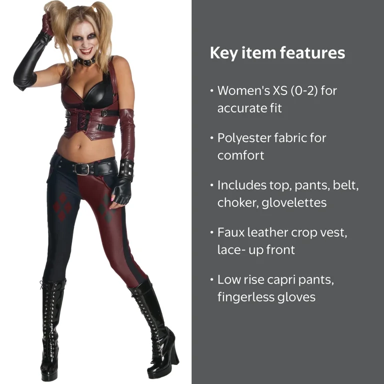 party city harley quinn dress Harley Quinn Red Dress Costume Suicide Squad 2