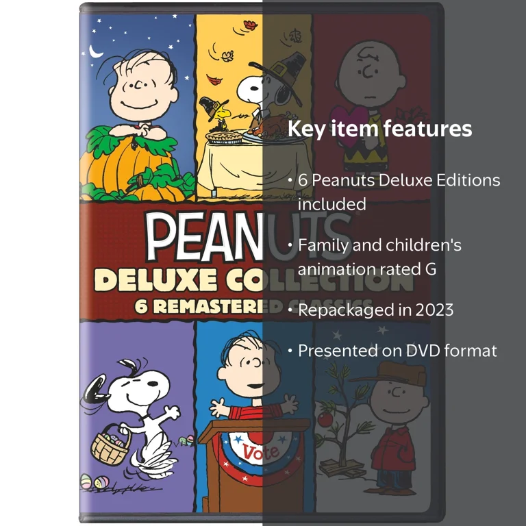 SDS, Peanuts Deluxe Collection, Repackaged 2023, DVD - Walmart.com