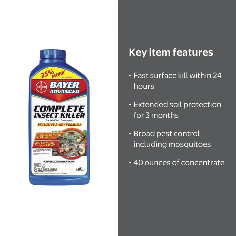 BioAdvanced Complete Insect Killer for Soil & Turf, 40 Oz