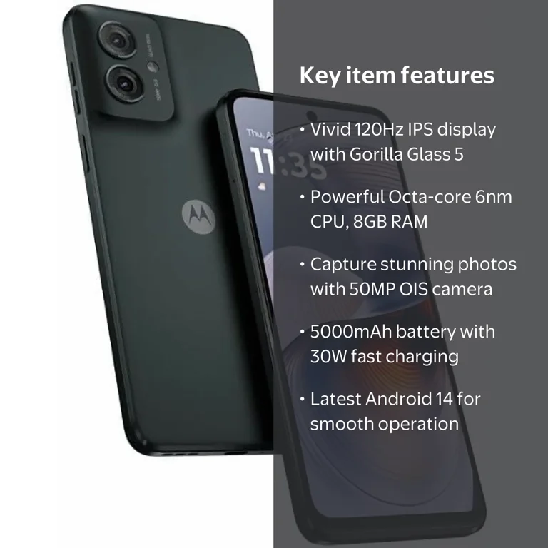 Motorola Moto G55 5G 8GB RAM 256GB | 6.49” 120Hz IPS LCD Display