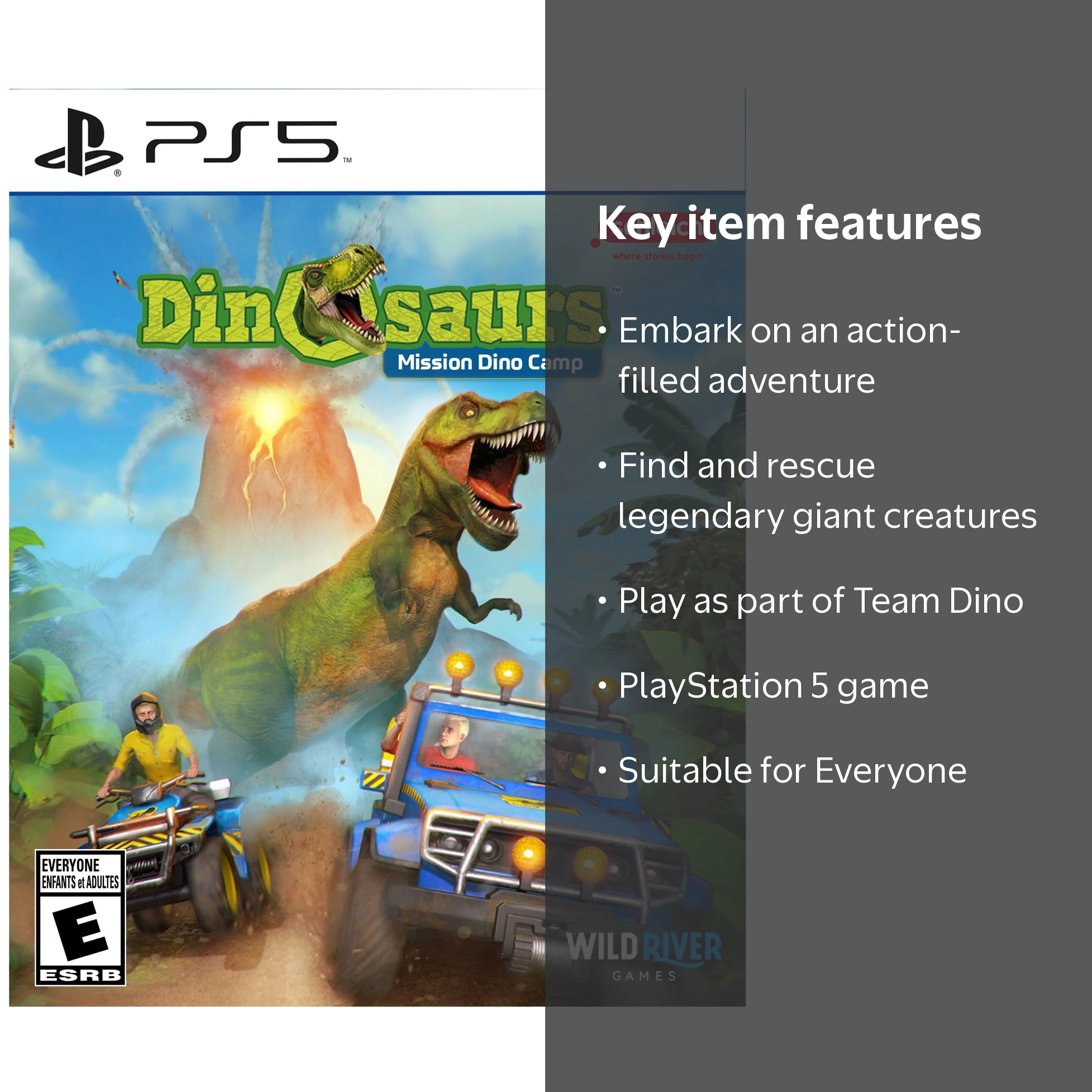 Dinosaurs Mission Dino Camp, PlayStation 5 New Everyone Video