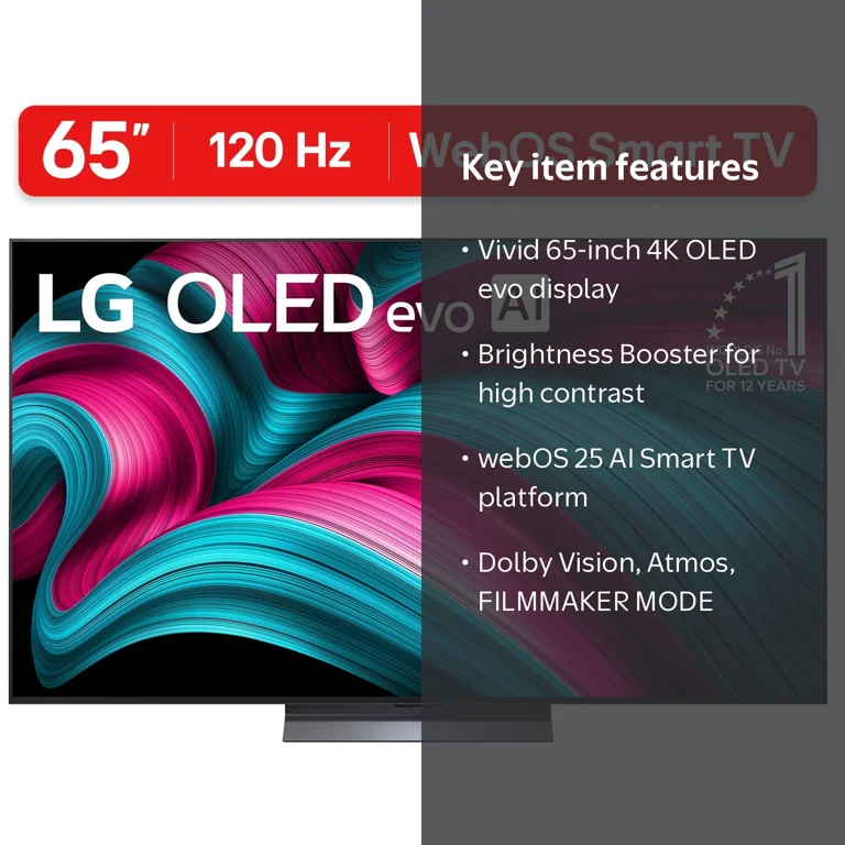 LG, OLED 4K UHD TV, AI Smart webOS 25, Brightness Boost - Walmart.com