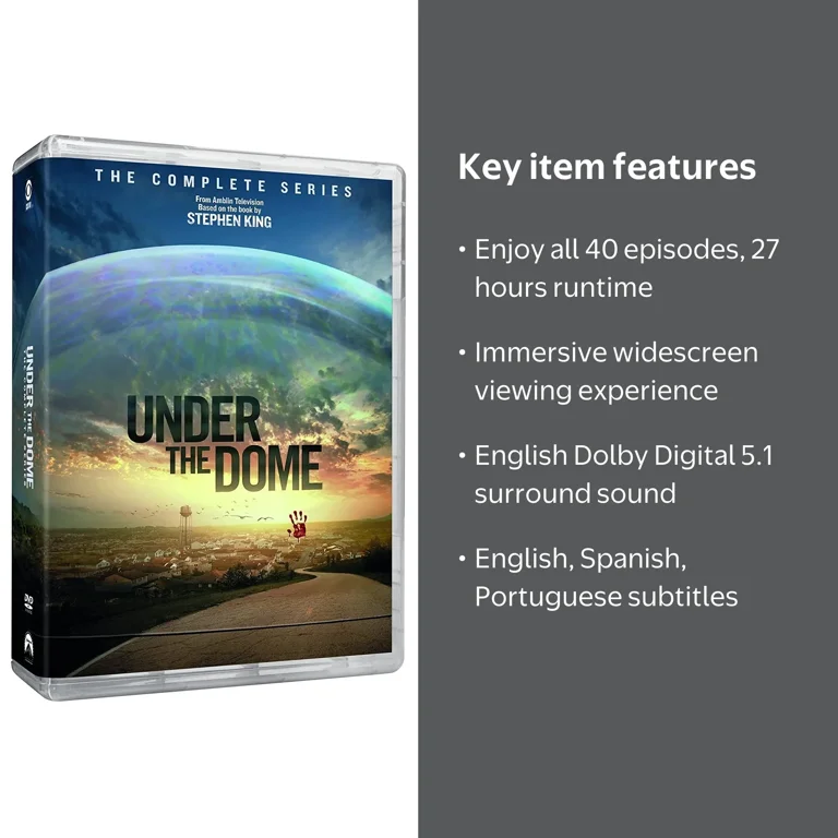 Under the Dome: The Complete Series DVD, 40 Episodes on 12 discs
