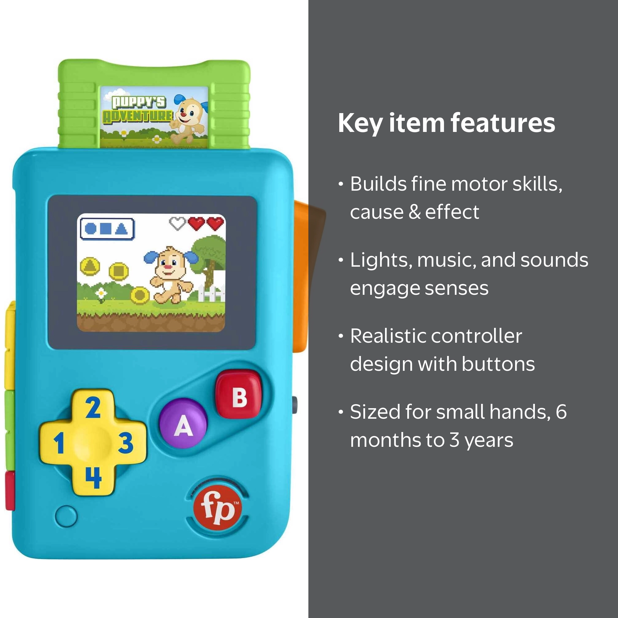 Fisher-Price Laugh & Learn Lil‚Äô Gamer Pretend Video Game