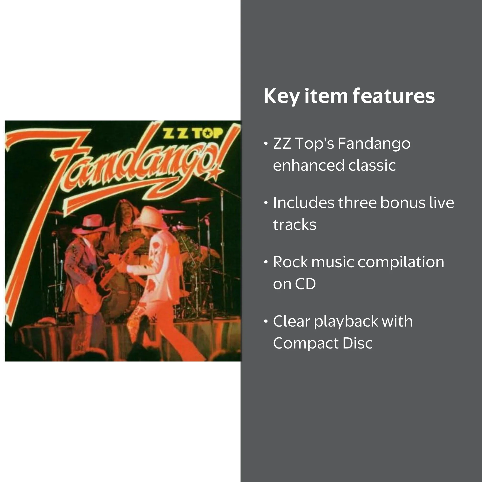 ZZ Top - Fandango - Music & Performance - CD - Walmart.com