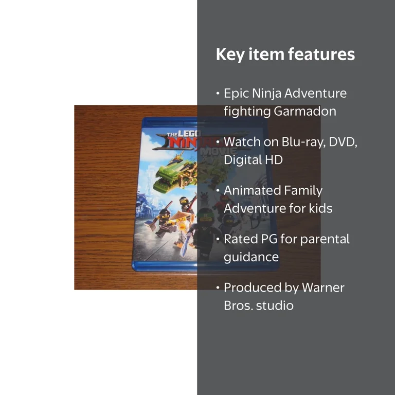 Lego Ninjago Movie: Animated HD Set (Blu-ray + DVD + Digital Copy