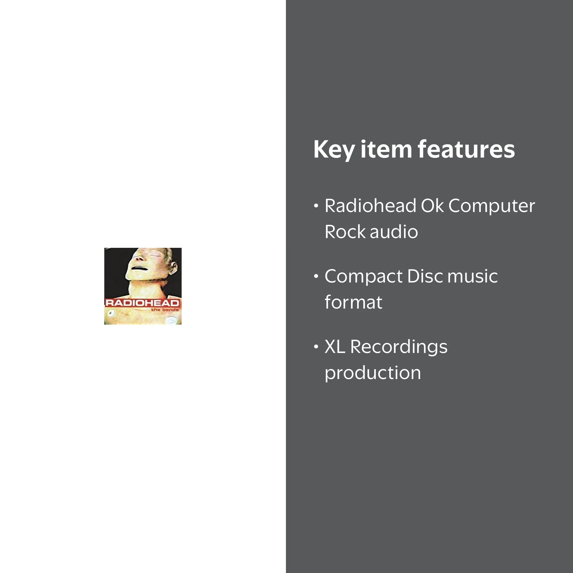 Radiohead - Ok Computer, XL Recordings, Music & Performance, CD