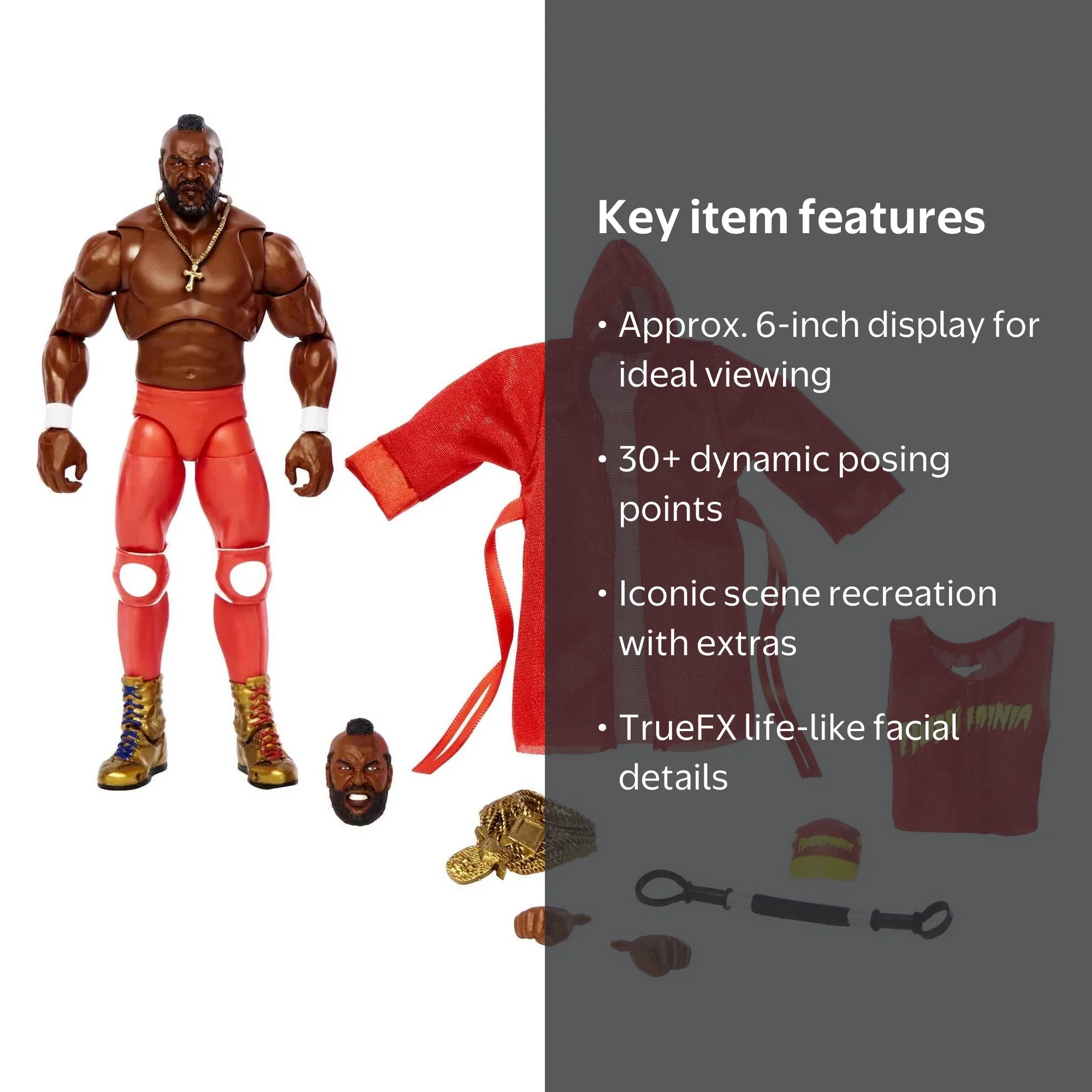 WWE Wrestling Mr. T Ultimate Edition Action Figure - Walmart.com