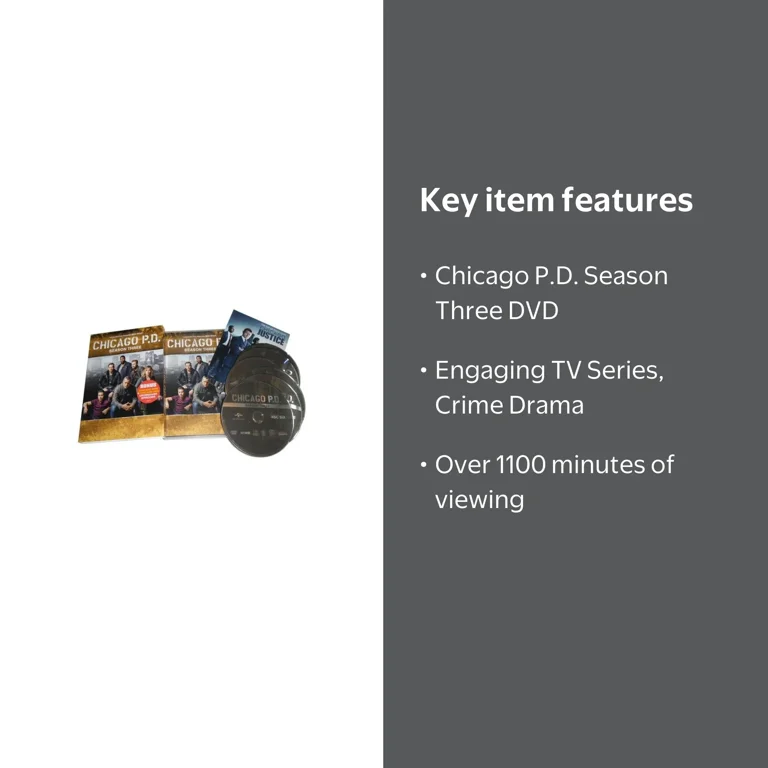 Universal, Chicago P.D.: Season Three [DVD], 1102 mins - Walmart.com