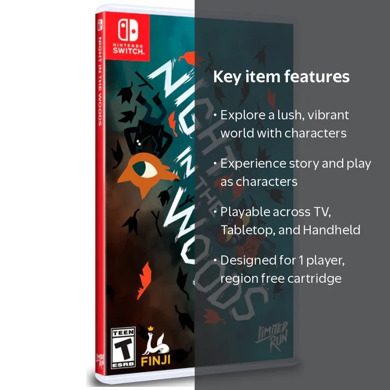 Night in the Woods - Nintendo Switch Adventure Game by Limited Run