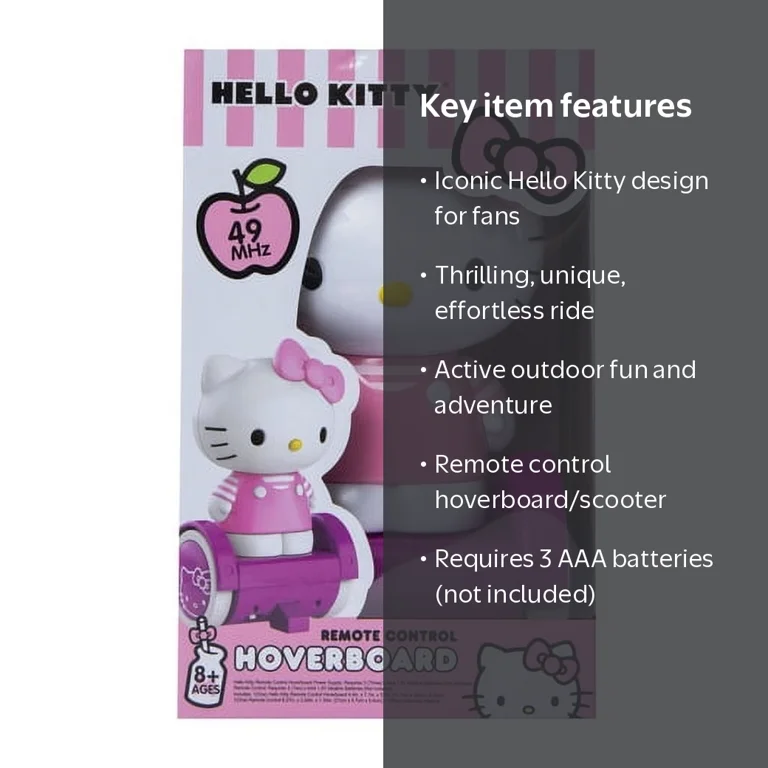 Hello Kitty Electric Hover Board with Remote Control - Walmart.com