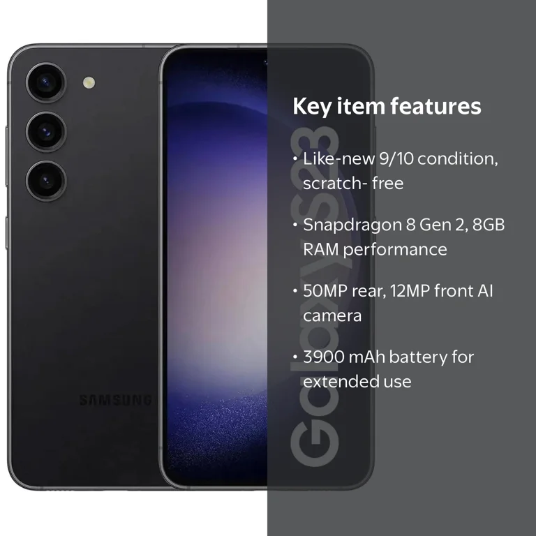 Open Box Samsung Galaxy S23 5G S911U (Fully Unlocked) 128GB