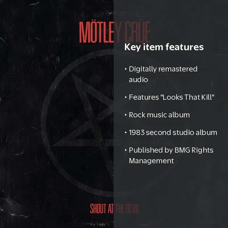 Motley Crue - Shout At The Devil - Music & Performance - CD
