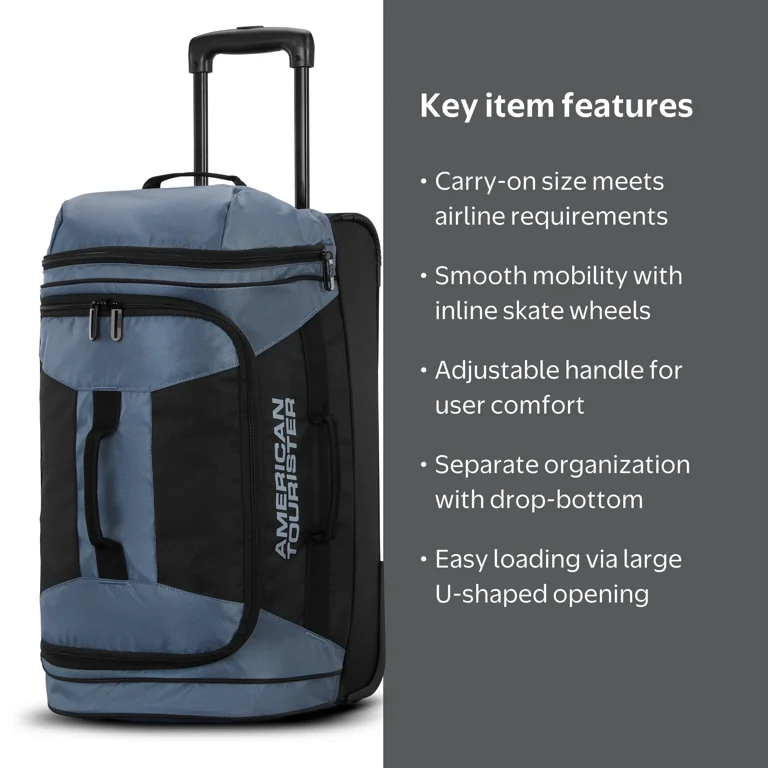 american tourister 26 inch 67 cm vision travel duffel bag 25 Suitcase - Medium Check-In Spinner while keeping essentials handy! American Tourister 22-Inch Carry On