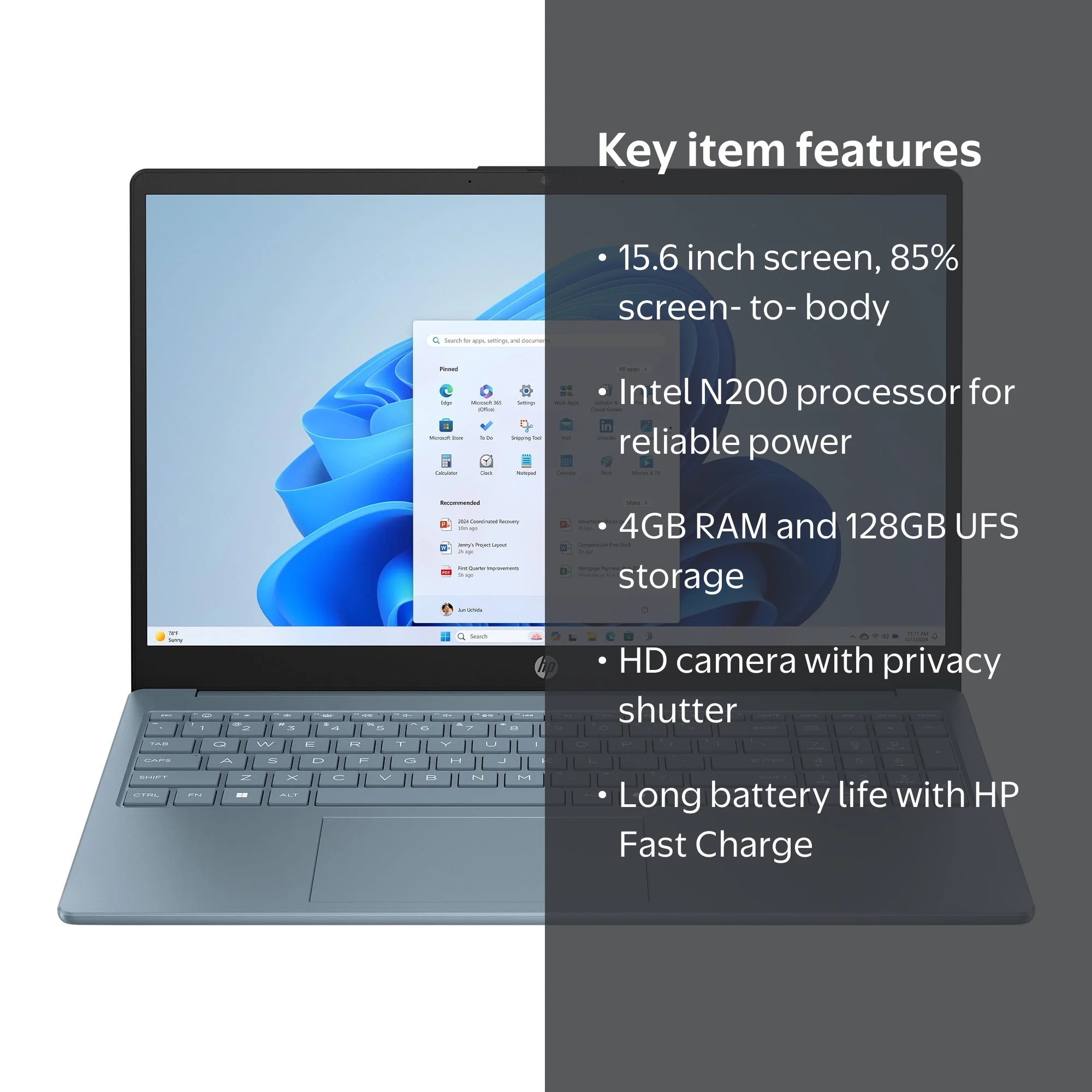 HP ノートPC 15.6型 SSD128GB Windows11 メモリ4GB HP ノートPC 15.6型