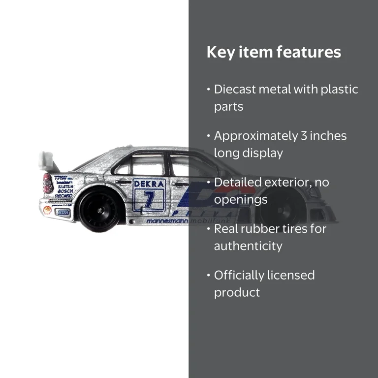 1994 Mercedes-AMG C-Class #7 Silver DTM Touring Car 