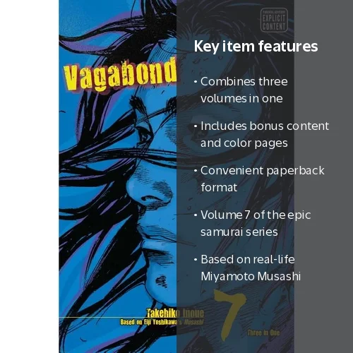 送料込み ヴァガボンド vagabond ドンコ TTBチチブ・カラー Takehiko Inoue, Manga, Vagabond VIZBIG Edition Vol. 7, Samurai