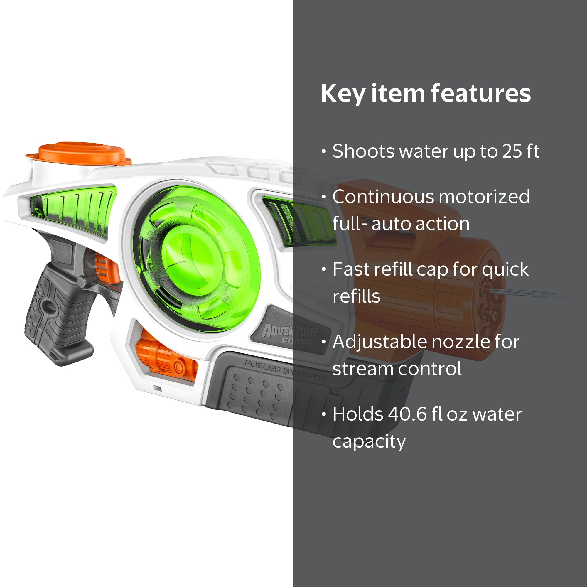 Adventure Force Water Strike Blitz Stream Full-Auto Motorized