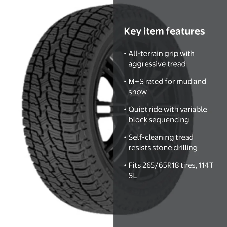 Multi-Mile Wild Country XTX AT4S All-Terrain Tire 265/65R18 114T