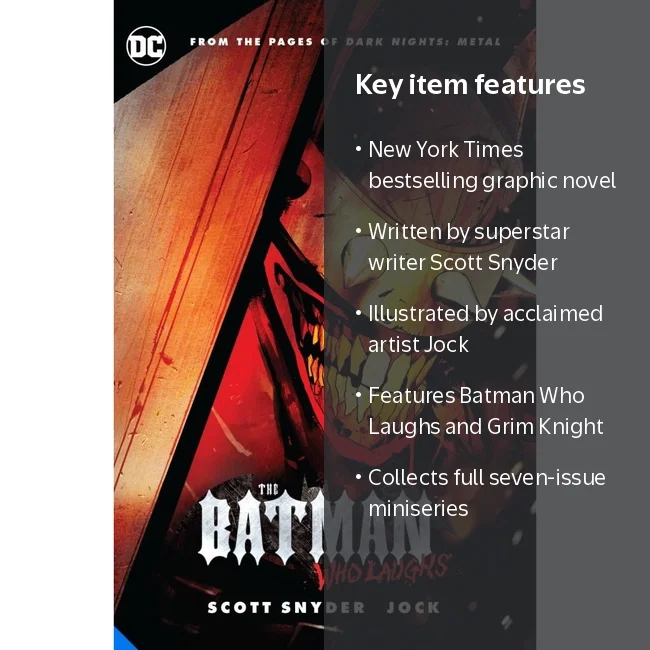 SCOTT SNYDER, The Batman Who Laughs, 9781779504463, Graphic Novel