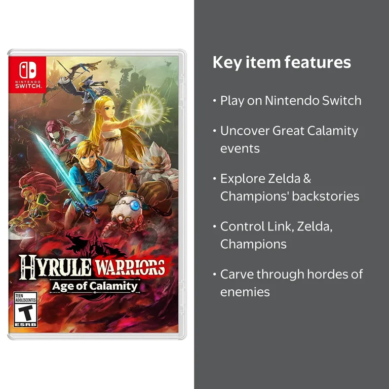 Nintendo, Hyrule Warriors: Age of Calamity, Switch Game - Walmart.com