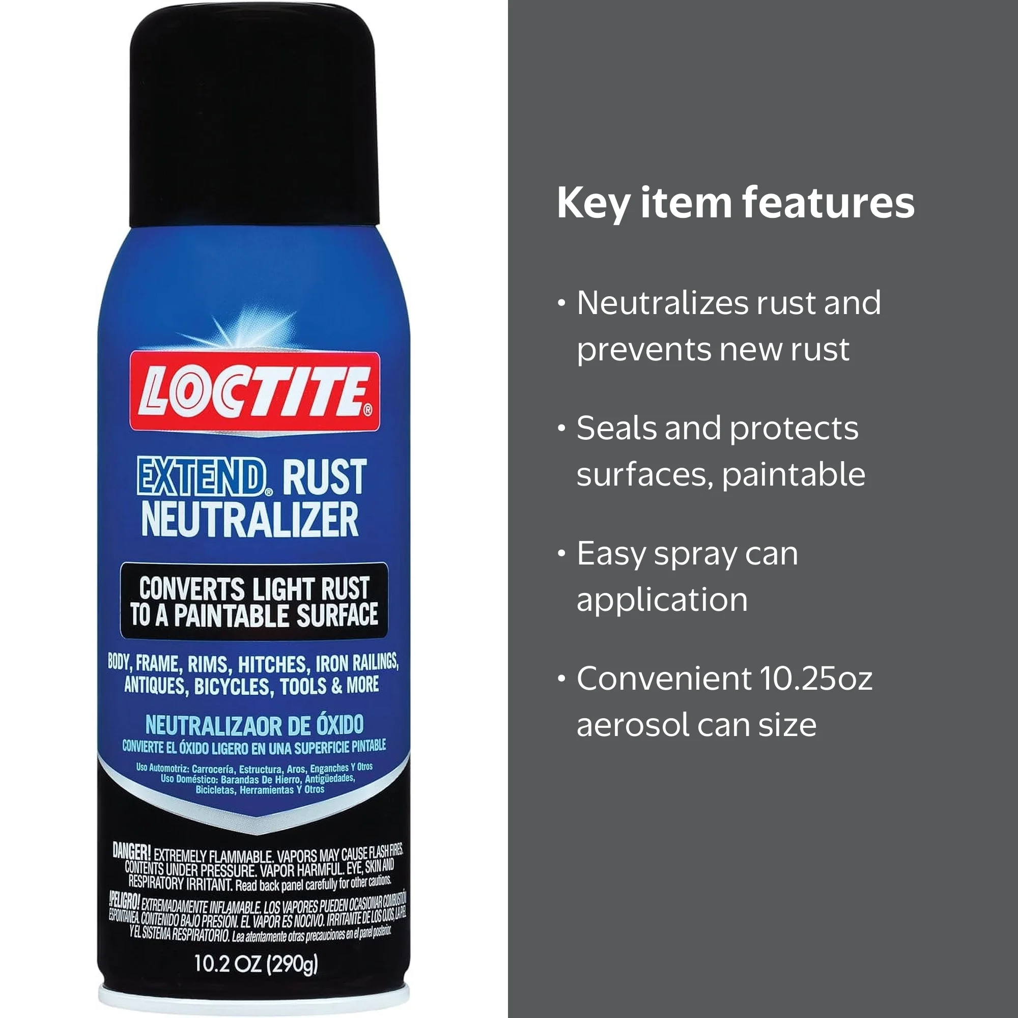Loctite Extend Rust Neutralizer, 10.25-Fluid Ounce Aerosol Can