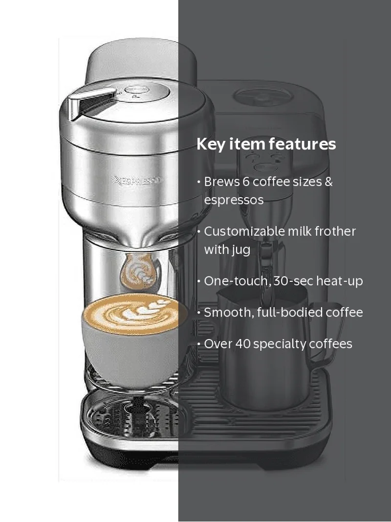 Breville, Nespresso Vertuo Creatista Coffee and Espresso Maker