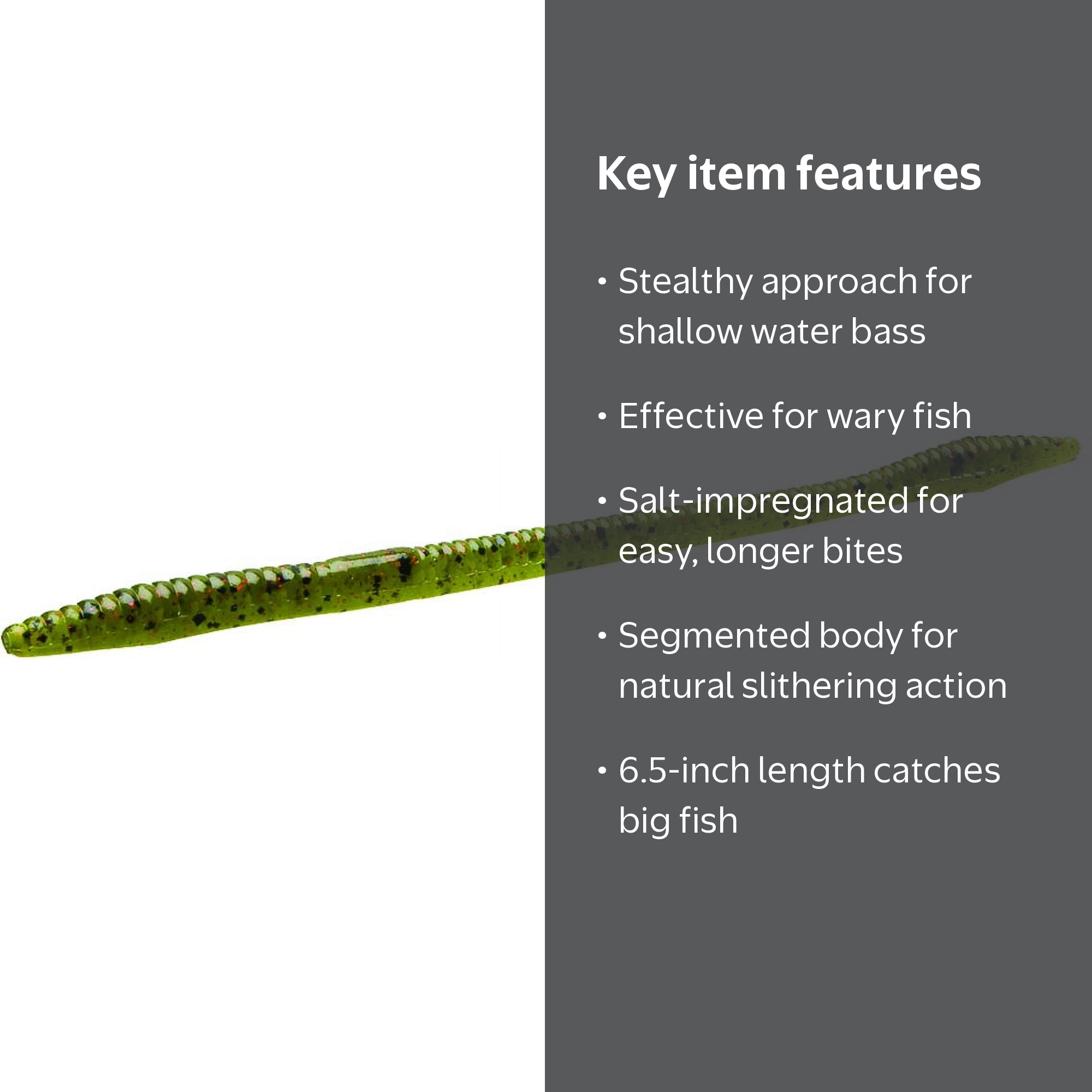 Zoom Trick Worm 6.5'' Watermelon Red Soft Bait, 20pk - Walmart.com