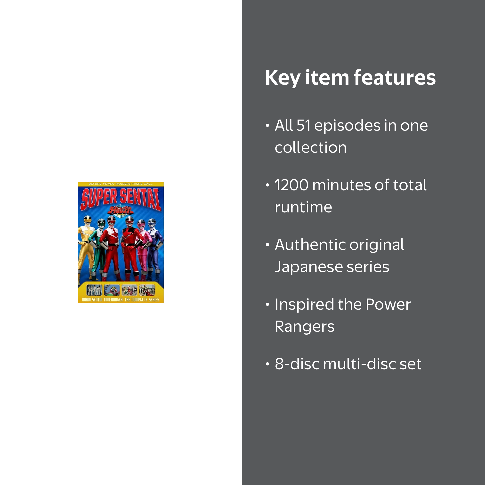 Power Rangers: Mirai Sentai Timeranger - The Complete Series (DVD