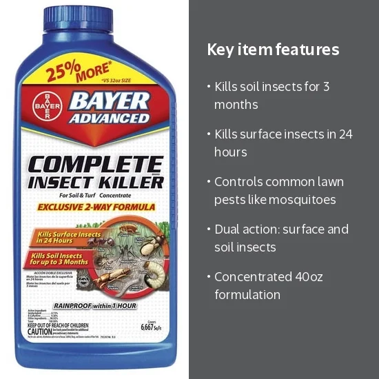 BioAdvanced Complete Insect Killer for Soil & Turf, 40 Oz