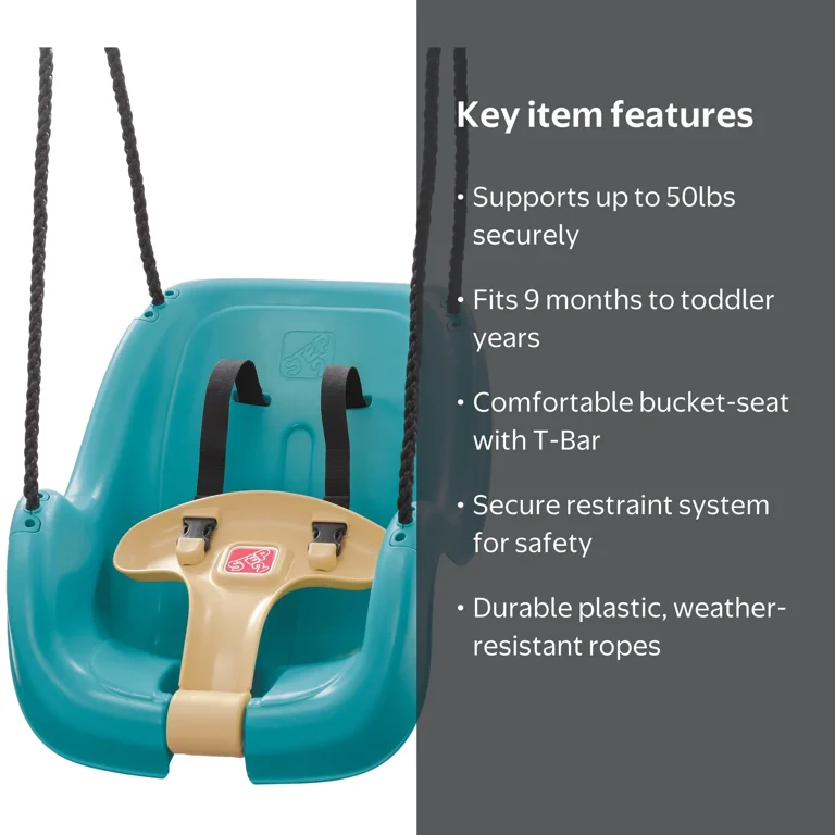 Step2 Toddler Baby Swing Accessory with T-Bar, Ropes - Walmart.com