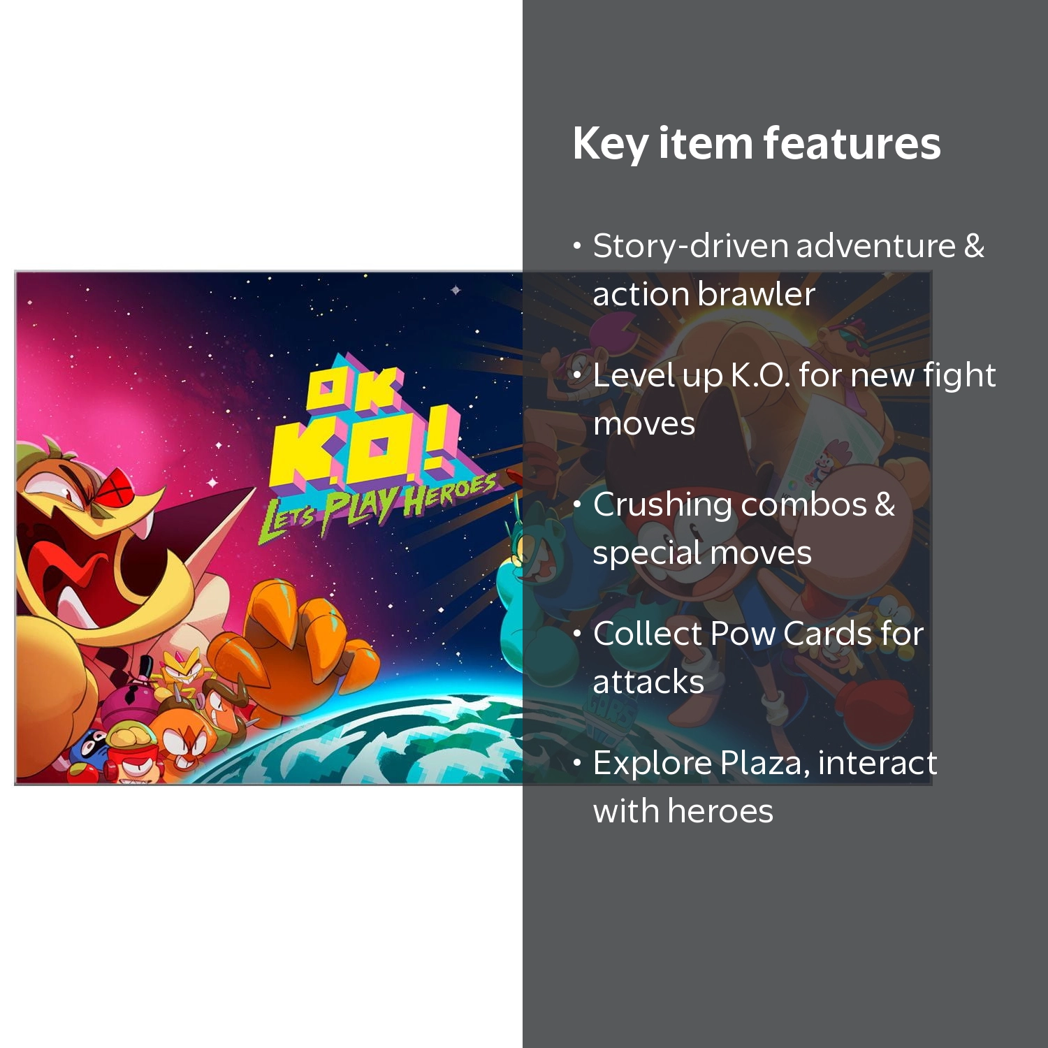 OK K.O.! Let's Play Heroes - Nintendo Switch [Digital] - Walmart.com