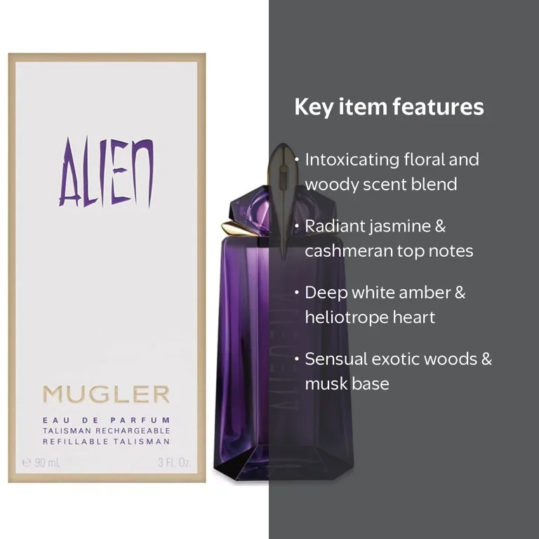 Thierry Mugler Alien Eau De Parfum Refillable Talismans Spray, 3oz