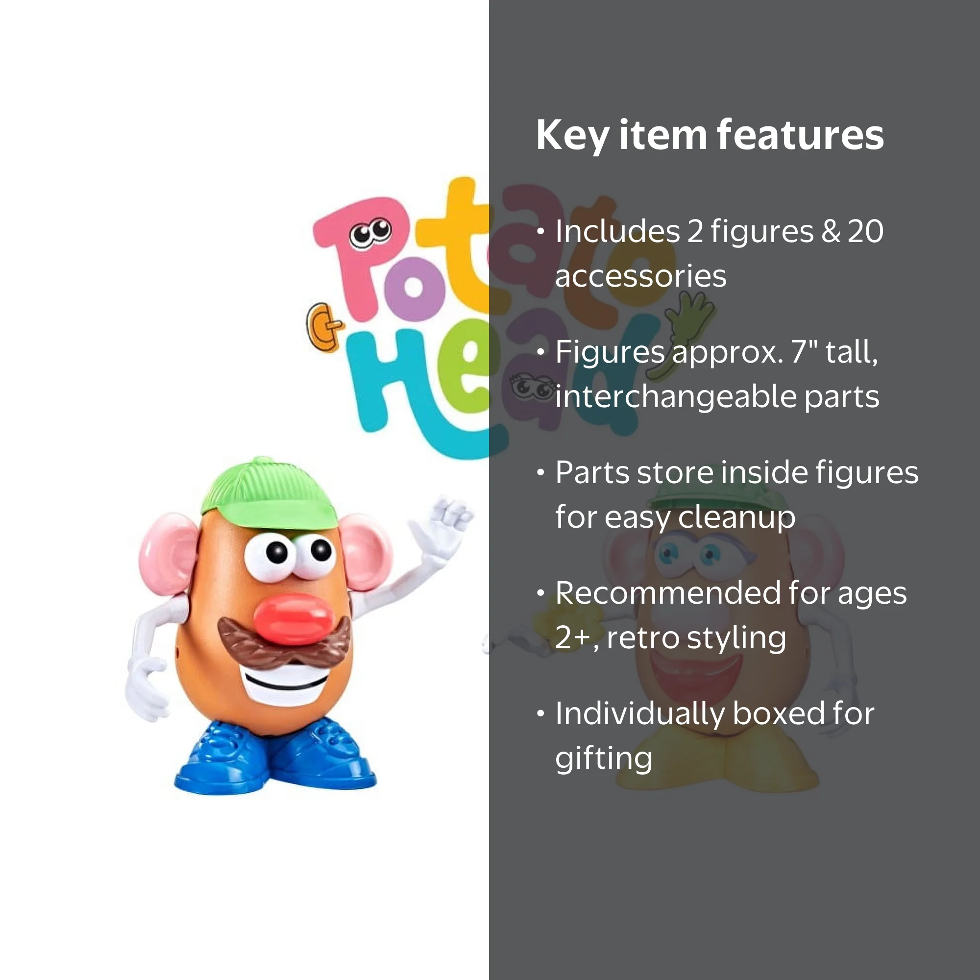Potato Head Mr. Potato Head and Mrs. Potato Head Retro Series Box