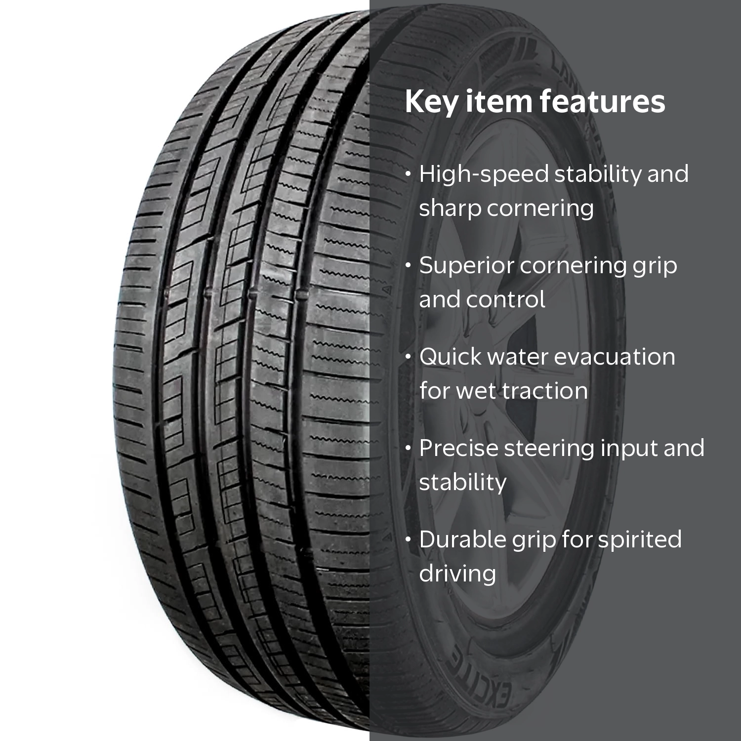 Lanvigator Excite UHP 265/50ZR20 111W XL SUV/Crossover Tire
