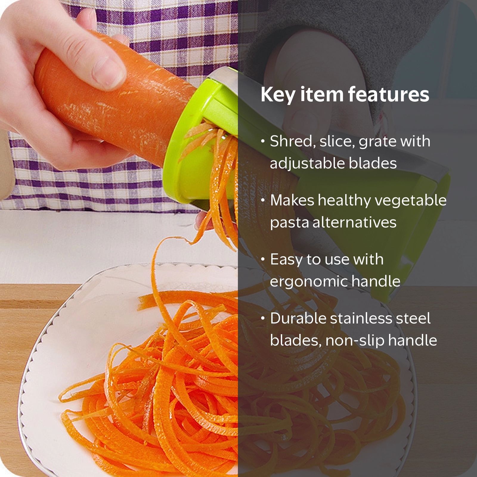 Multifunction Spiralizer Vegetable Spiral Slicer Zucchini Pasta