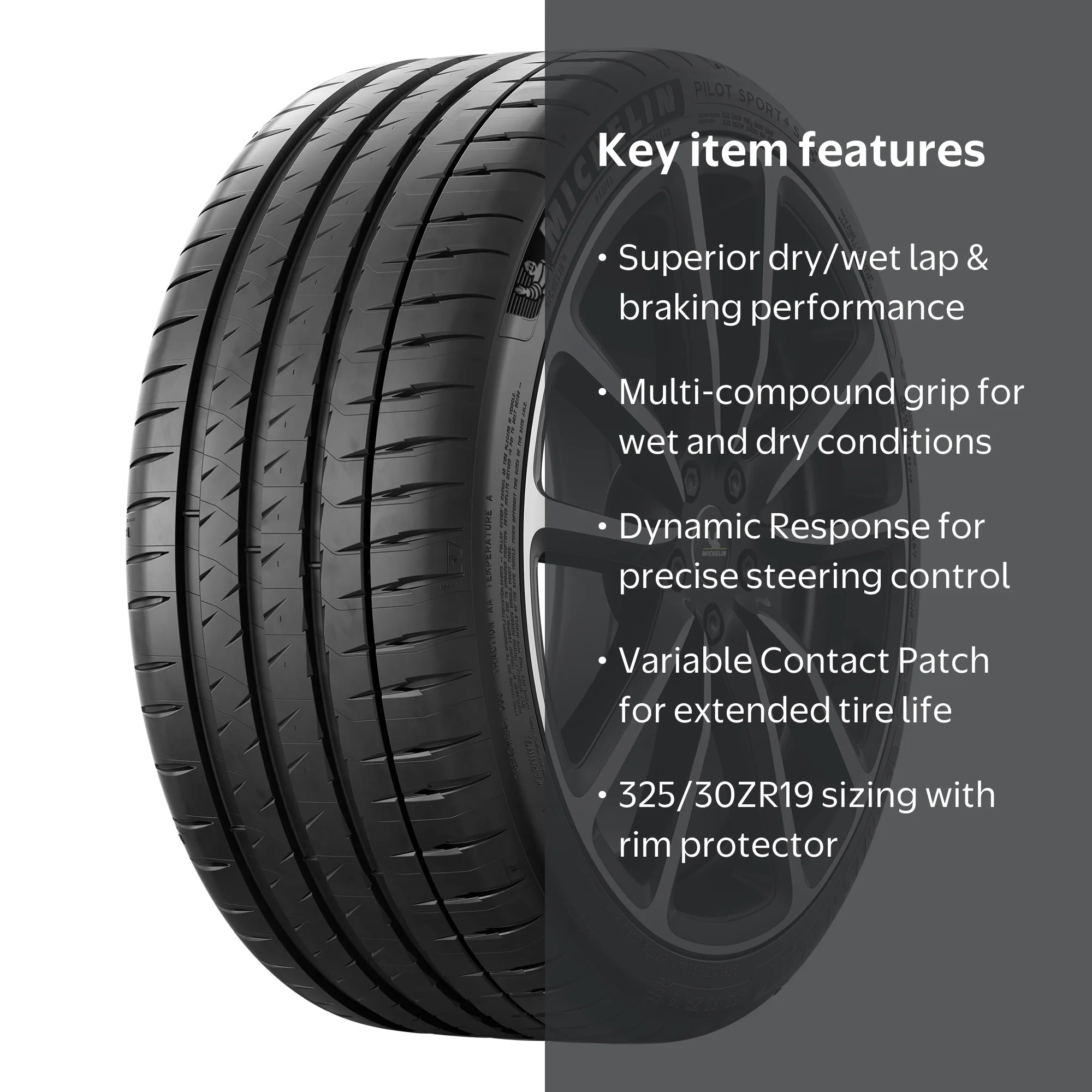 Michelin Pilot Sport 4S 325/30ZR19 (105Y) XL Performance Summer