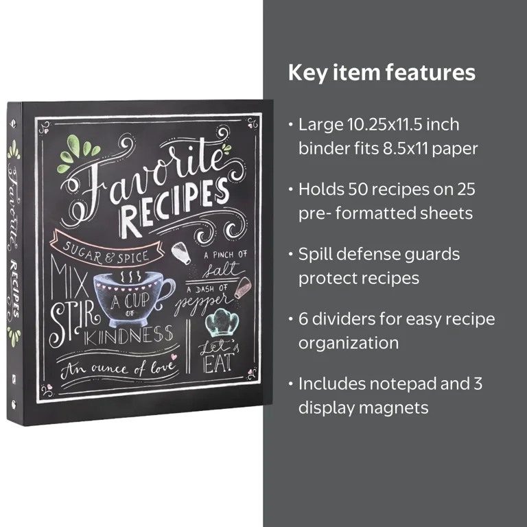 recipe binder with recipe cards Kitchen Shelves 3-Ring The Illustrated Life Whether you use our recipe binder to organize your PPP menu plans or your family favorites 13 Pretty Recipe Books, Tins