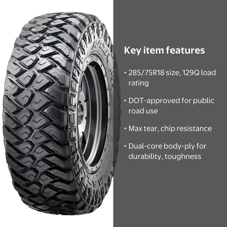 Maxxis Razr MT-772 285/75R18 129 Q Tire Fits: 2018-22 Ford F-350